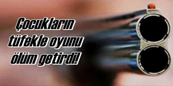 Çocukların tüfekle oyunu ölümle bitti!