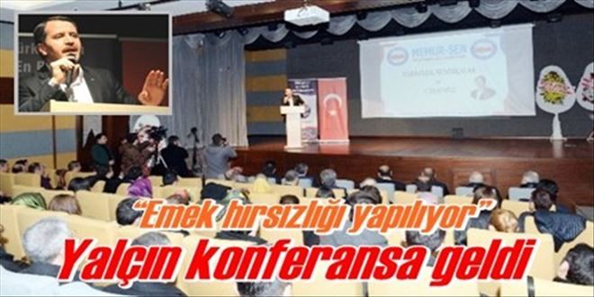 Yalçın konferans verdi