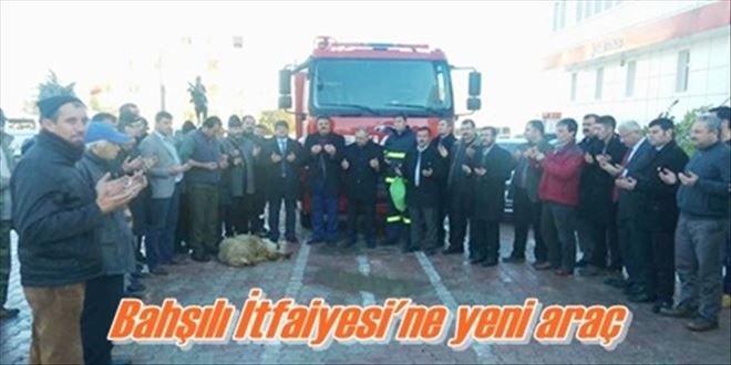 Bahşılı´ya modern itfaiye aracı