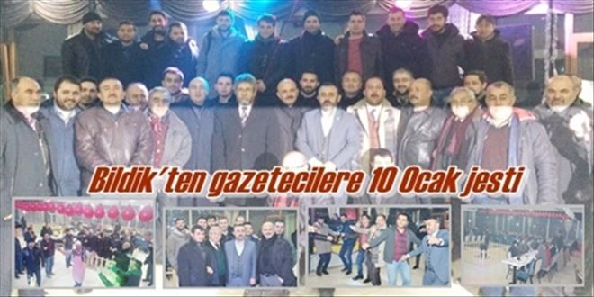 Bildik´ten gazetecilere jest