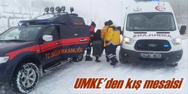 UMKE ve 112 kar kış demiyor