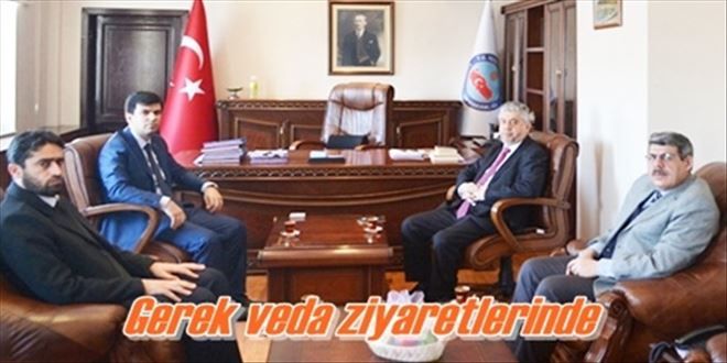 İl müftüsü vedalaşıyor