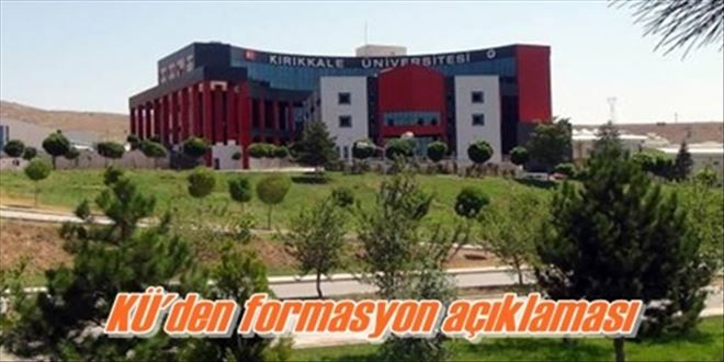 KÜ´den formasyon açıklaması