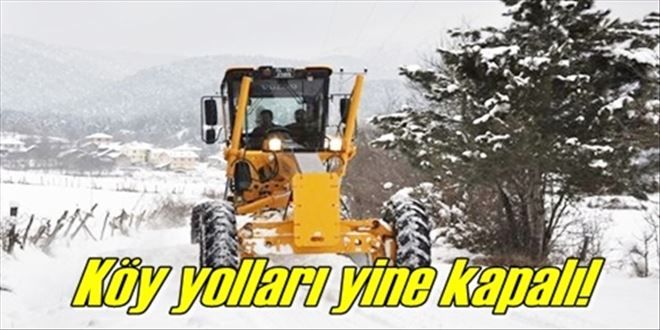 42 köy yolu ulaşıma kapalı
