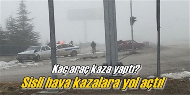 Sis kazaya neden oldu