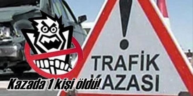 Otomobil devrildi: 1 ölü!
