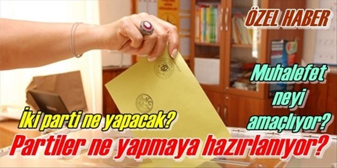 Siyaset hareketlenecek!