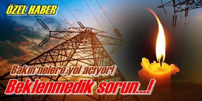 Elektrik kesintileri bıktırdı!