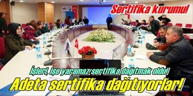  AHİKA 2 bin 79 kişiye  girişimci sertifikası verdi