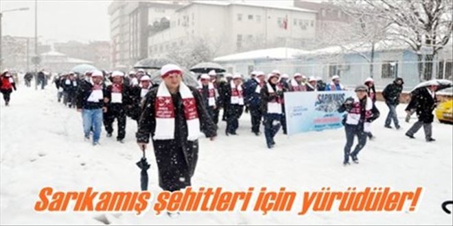 Kırıkkale´de, Sarıkamış yürüyüşü