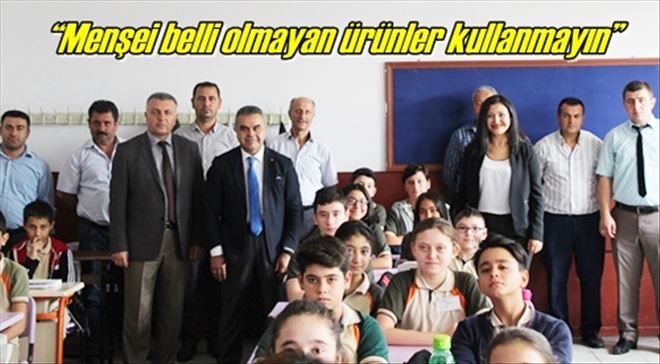 ?Menşei belli olmayan ürünler kullanmayın?