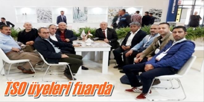 TSO üyeleri fuarda