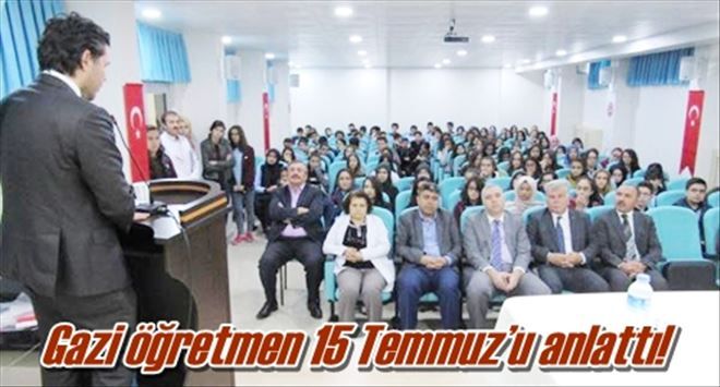 Gazi öğretmen 15 Temmuz´u anlattı!