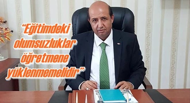 ?Eğitimdeki olumsuzluklar  öğretmene yüklenmemelidir?