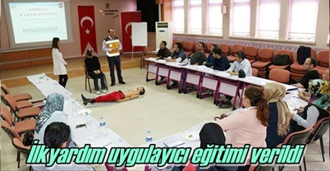 İlkyardım uygulayıcı eğitimi verildi