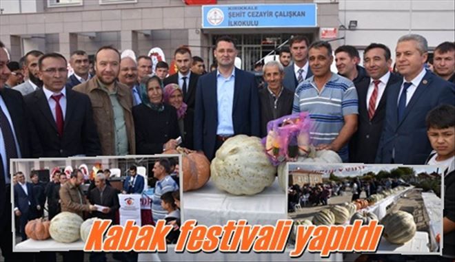 Kabak festivali yapıldı