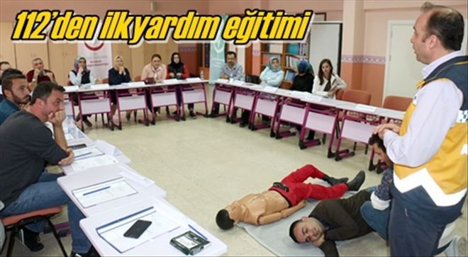 112´den ilkyardım eğitimi