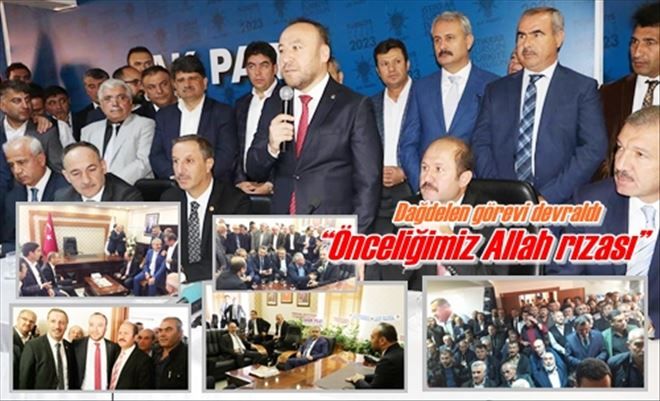 Devir teslim töreni yapıldı