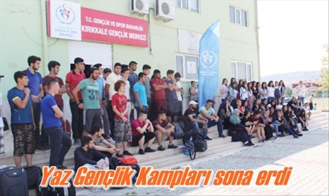 Yaz Gençlik Kampları sona erdi 