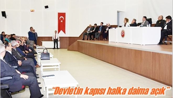 ?Devletin kapısı halka daima açık?