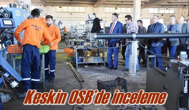Keskin OSB´de inceleme