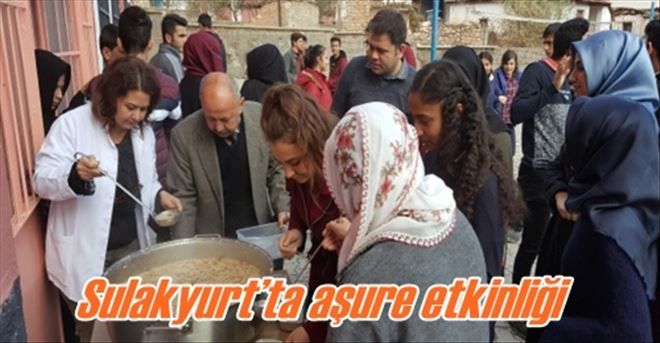 Sulakyurt´ta aşure etkinliği