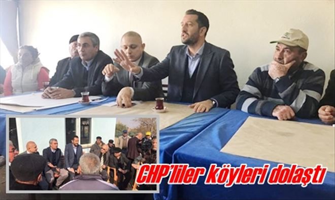 CHP´liler köyleri dolaştı