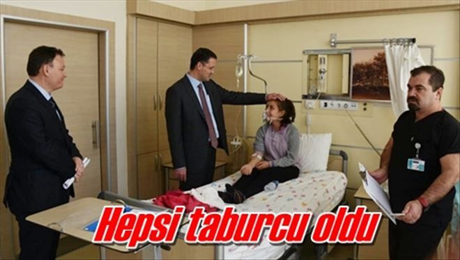Hepsi taburcu oldu