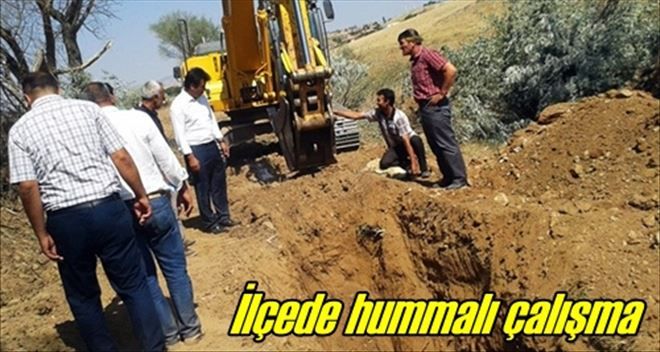 İlçede hummalı çalışma