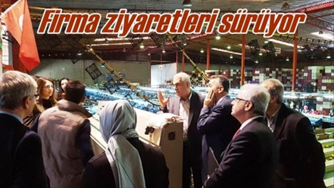 Firma ziyaretleri sürüyor