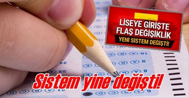 Sistem yine değişti!