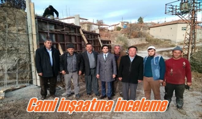 Cami inşaatına inceleme