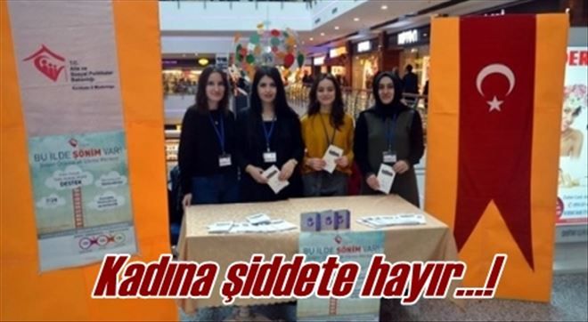 Kadına şiddete hayır?!