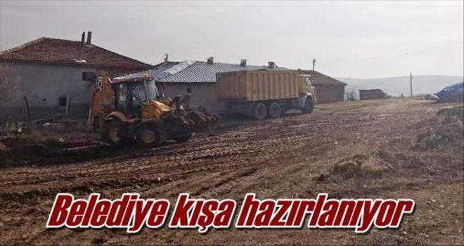 Belediye kışa hazırlanıyor