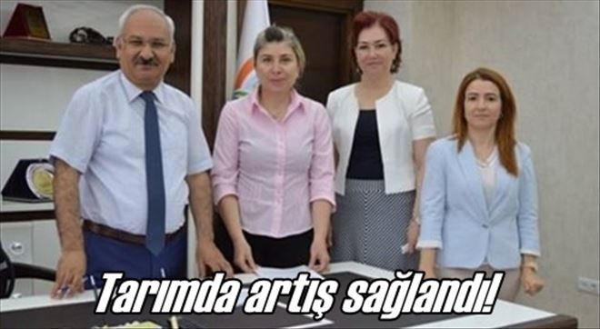 Tarımda artış sağlandı!