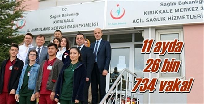 11 ayda 26 bin 734 vaka!