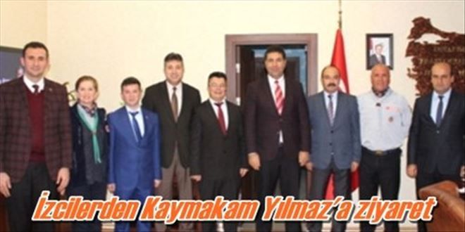 İzcilerden Kaymakam Yılmaz´a ziyaret