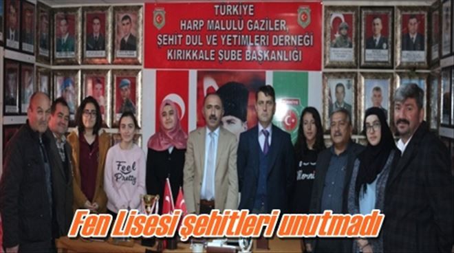 Fen Lisesi şehitleri unutmadı