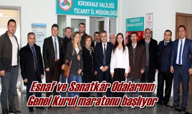 Esnaf ve Sanatkâr Odalarının  Genel Kurul maratonu başlıyor
