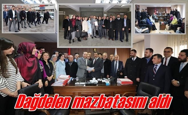 Dağdelen mazbatasını aldı