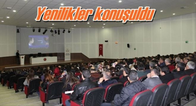 Yenilikler konuşuldu