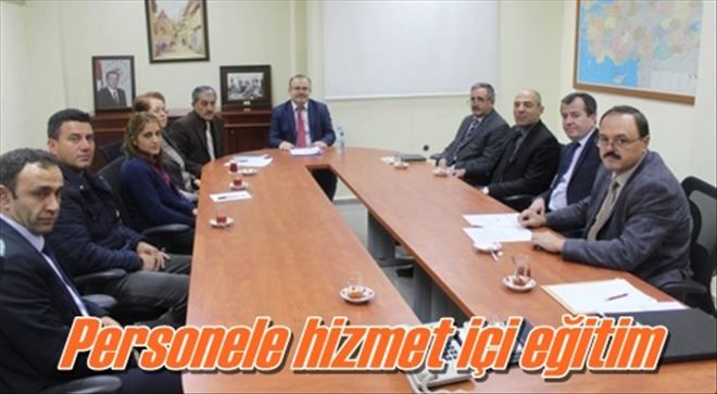 Personele hizmet içi eğitim