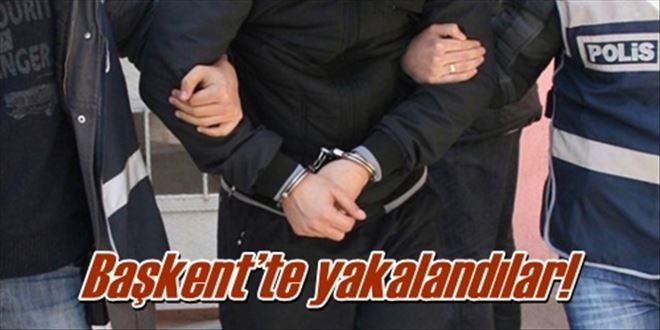Başkent´te yakalandılar!