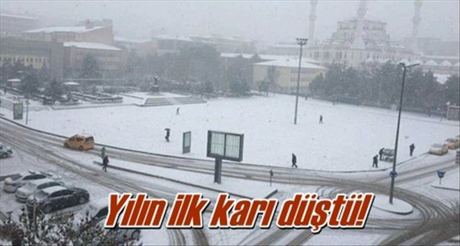 Yılın ilk karı düştü!