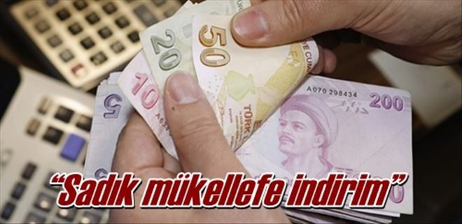 ?Sadık mükellefe indirim?