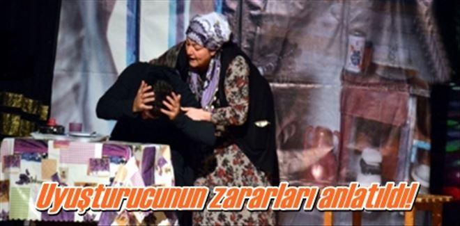 Uyuşturucunun zararları anlatıldı!