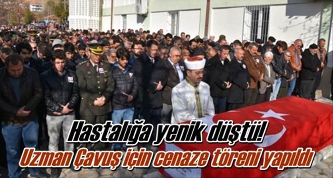 Uzman Çavuş için cenaze töreni yapıldı