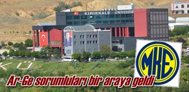 KÜ´de MKEK Fabrikaları  Ar-Ge sorumluları ile  toplantı yapıldı