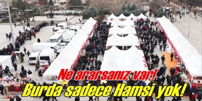 Sadece hamsi yok!