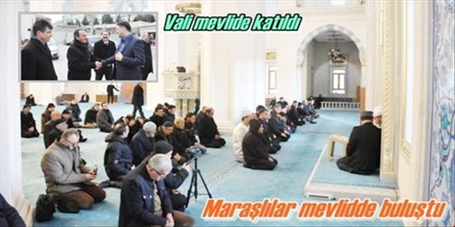 Maraş için mevlid okutuldu